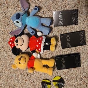 Disney NuiMOs Set of 3 Minnie Pooh Stitch